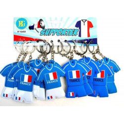 Lot 12 porte-clés maillot foot France Jouets et articles kermesse 19450