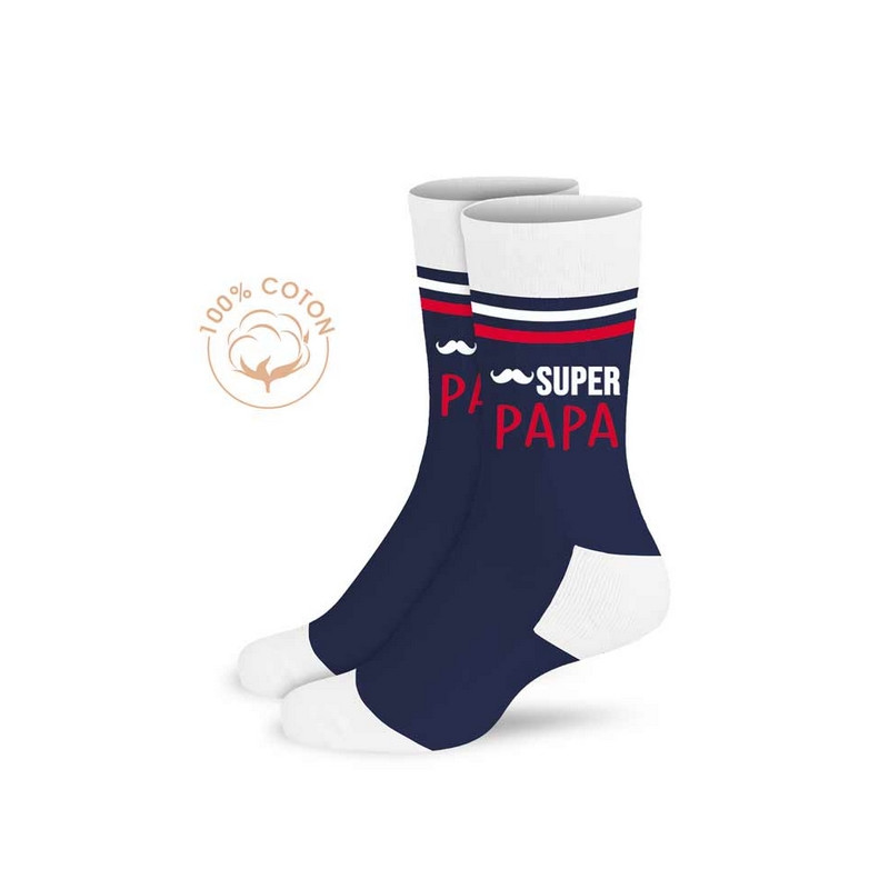 Chaussettes fantaisie Super Papa Accessoires de fête CD5297_01