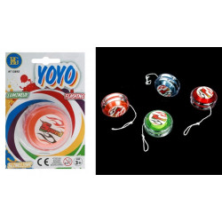 Yoyo lumineux débrayable 5.5 cm Jouets et articles kermesse 13892