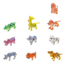 Animal zoo humo 5 cm vendu par 48 Jouets et articles kermesse 10716