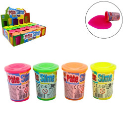 Baril pate slime fluo 80 grs vendu par 24 Jouets et articles kermesse 13632