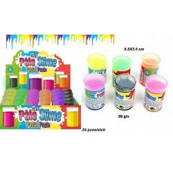 Baril pate slime fluo 30 grs vendu par 24 Jouets et articles kermesse 13472BG